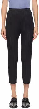 Ежемесячные цвета июльские брюки PLEATS PLEASE ISSEY MIYAKE, черный