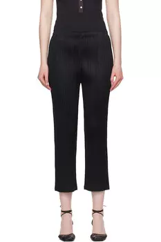 Ежемесячные цветные брюки May Pleats Please Issey Miyake, черный
