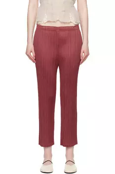 Ежемесячные цветные брюки May Pleats Please Issey Miyake, цвет terracotta