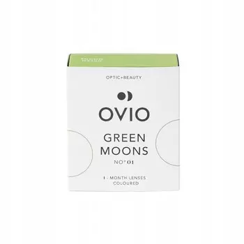 Ежемесячные гидрогелевые контактные линзы зеленого цвета Ovio Inna marka
