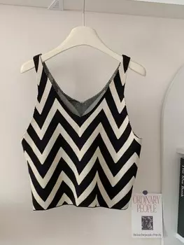 EZwear Винтажный вязаный праздничный топ больших размеров Shein, мультиколор