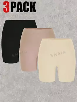 EZwear Женские леггинсы больших размеров, однотонные, облегающего кроя Shein, мультиколор