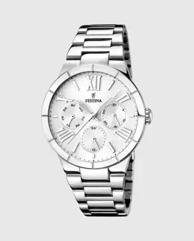 F16716/1 Женские часы Boyfriend из серебристой стали Festina, серебряный