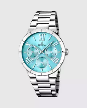 F16716/4 Женские часы Boyfriend из серебряной стали Festina, серебряный