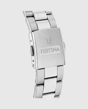 F16820/4 Timeless Хронограф Мужские часы из серебряной стали Festina, серебряный