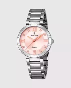 F16936/C Женские часы Mademoiselle из серебристой стали Festina, серебрянный