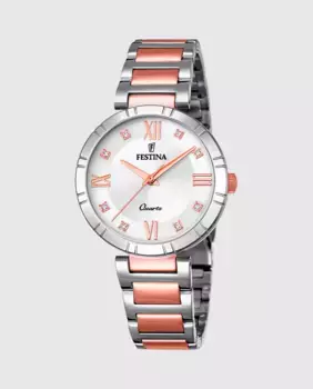 F16937/D Женские часы Mademoiselle из серебристой стали Festina, серебрянный
