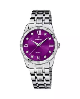 F16940/G Женские часы Mademoiselle из серебристой стали Festina, серебро