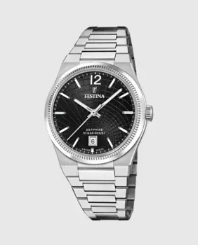 F20052/8 Женские часы Riv из серебряной стали швейцарского производства Festina, серебряный
