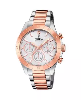 F20398/1 Boyfriend Collection серебряные женские часы из стали Festina, серебро