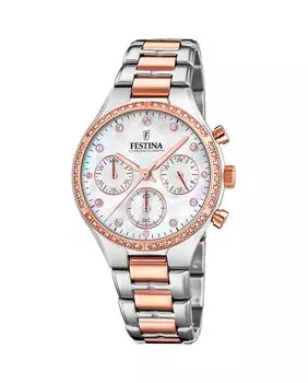 F20403/1 Boyfriend Collection серебряные женские часы из стали Festina, мультиколор