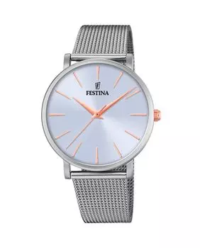 F20475/3 Boyfriend Collection серебряные женские часы из стали Festina, серебро