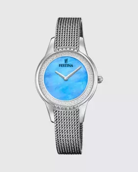 F20494/8 Женские часы Mademoiselle из серебристой стали Festina, серебрянный