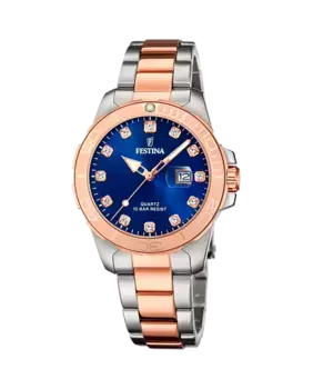 F20505/3 Женские часы Boyfriend из серебряной стали Festina, серебряный