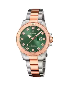 F20505/4 Женские часы Boyfriend из серебряной стали Festina, серебряный