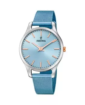 F20506/2 Boyfriend Collection синие женские часы из стали Festina, синий