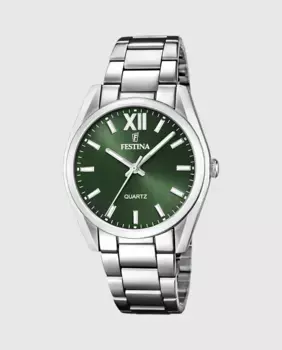 F20622/4 Женские часы Boyfriend из серебряной стали Festina, серебряный