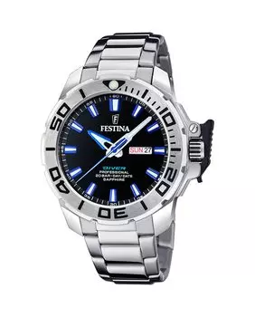 F20665/3 The Originals мужские часы из серебряной стали Festina, серебро