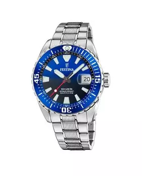 F20669/1 The Originals мужские часы из серебряной стали Festina, серебро