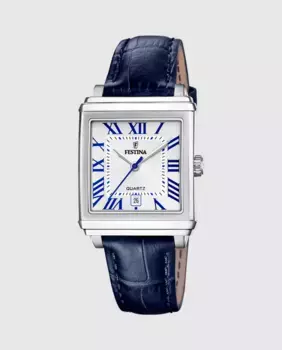 F20682/2 Женские часы On The Square из синей кожи Festina, синий