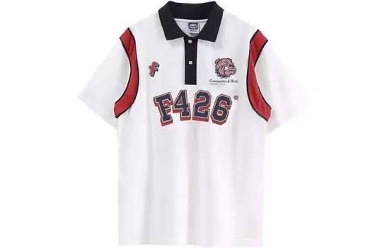 F426 Рубашка поло унисекс, Белый