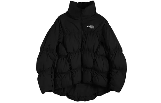 F426 Стеганая куртка унисекс, Черный