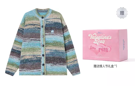 F426 Свитер унисекс, синий/бежевый