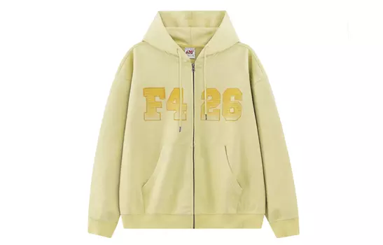 F426 Толстовка унисекс, Светло-желтого