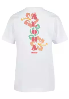 F4NT4STIC Футболка "Алоха", принт, белый