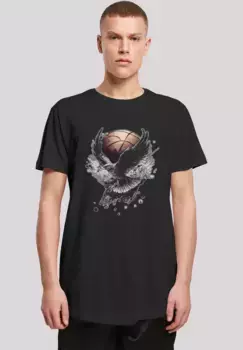 F4NT4STIC Футболка "Basketball Eagle", принт, черный