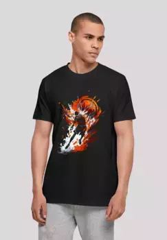 F4NT4STIC Футболка "Basketball Splash Sport UNISEX", принт, черный