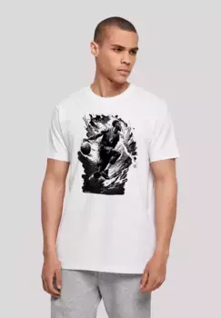 F4NT4STIC Футболка "Basketball Splash Sport UNISEX", принт, белый