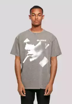 F4NT4STIC Футболка "David Bowie Oversize T-Shirt", принт, цвет Asphalt