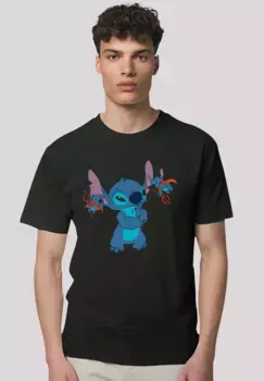 F4NT4STIC Футболка "Disney Lilo and Stitch Little Devils", премиум качество, черный