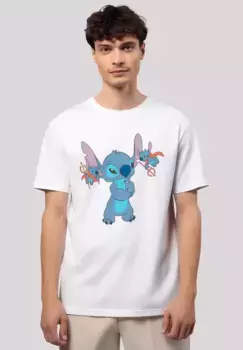 F4NT4STIC Футболка "Disney Lilo and Stitch Little Devils", премиум качество, белый