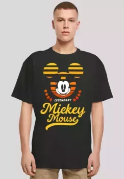 F4NT4STIC Футболка "Disney Mickey Mouse California", премиум качество, черный
