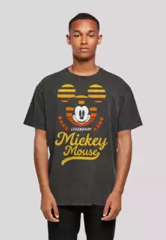 F4NT4STIC Футболка "Disney Mickey Mouse California", премиум качество, черный