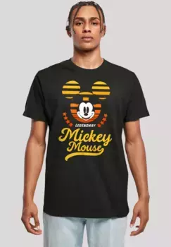 F4NT4STIC Футболка "Disney Mickey Mouse California", премиум качество, черный