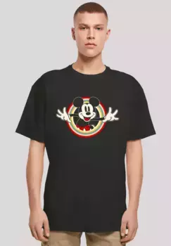 F4NT4STIC Футболка "Disney Mickey Mouse Hello", премиум качество, черный