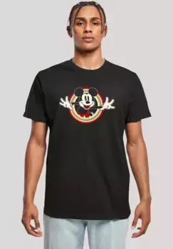 F4NT4STIC Футболка "Disney Mickey Mouse Hello", премиум качество, черный