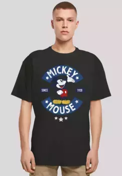 F4NT4STIC Футболка "Disney Mickey Mouse Mickey Mouse Rocker", премиум качество, черный