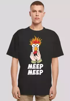 F4NT4STIC Футболка "Disney Muppets Meep Meep", премиум качество, черный