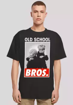 F4NT4STIC Футболка "Disney Muppets Old School Bros.", премиум качество, черный
