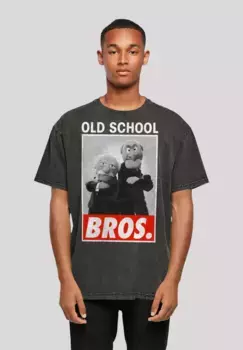 F4NT4STIC Футболка "Disney Muppets Old School Bros.", премиум качество, черный