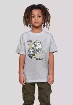 F4NT4STIC Футболка "Disney The Lion King", принт, серый
