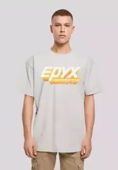 F4NT4STIC Футболка "EPYX Logo 3D", принт, цвет Lightasphalt