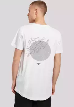 F4NT4STIC Футболка "Geometrics Grey", принт, белый