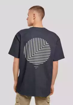 F4NT4STIC Футболка "Geometrics Grey", принт, цвет морской волны