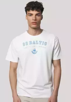 F4NT4STIC Футболка "Go Baltic Knut & Jan Hamburg", премиум качество, белый