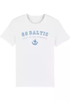 F4NT4STIC Футболка "Go Baltic", принт, белый